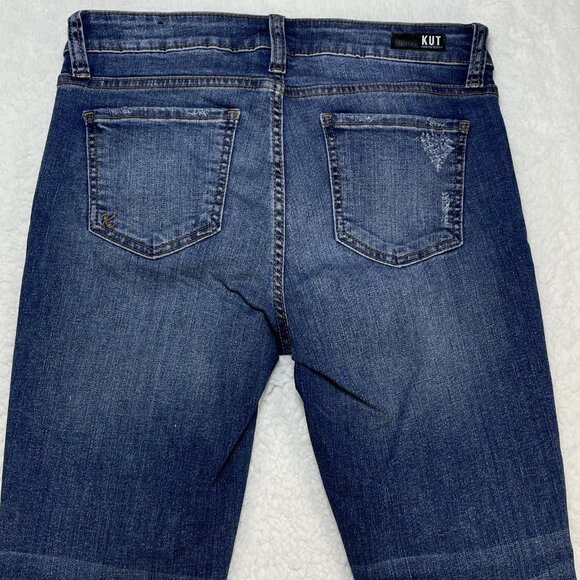 Kut from the Kloth Jeans Womens Sz 6 Blue Connie Ankle Mid Rise 29x27 - Picture 4 of 12